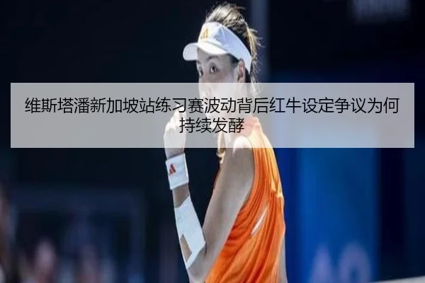 维斯塔潘新加坡站练习赛波动背后红牛设定争议为何持续发酵